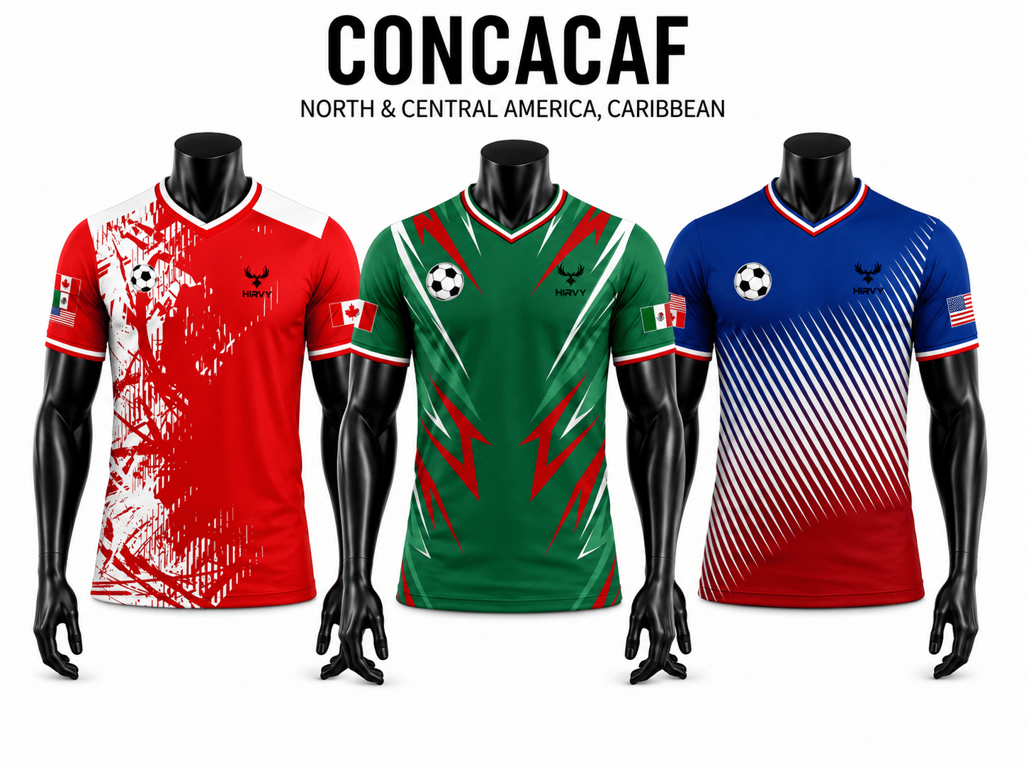 CONCACAF (North America, Central America, and the Caribbean) - HIRVY