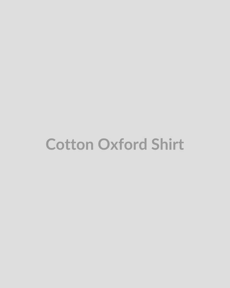 Cotton Oxford Shirt - HIRVY