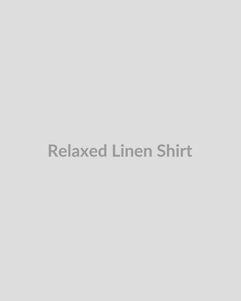 Relaxed Linen Shirt - HIRVY