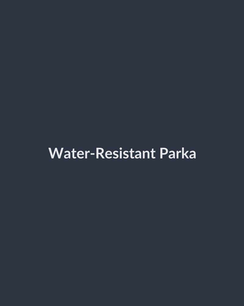 Water-Resistant Parka - HIRVY